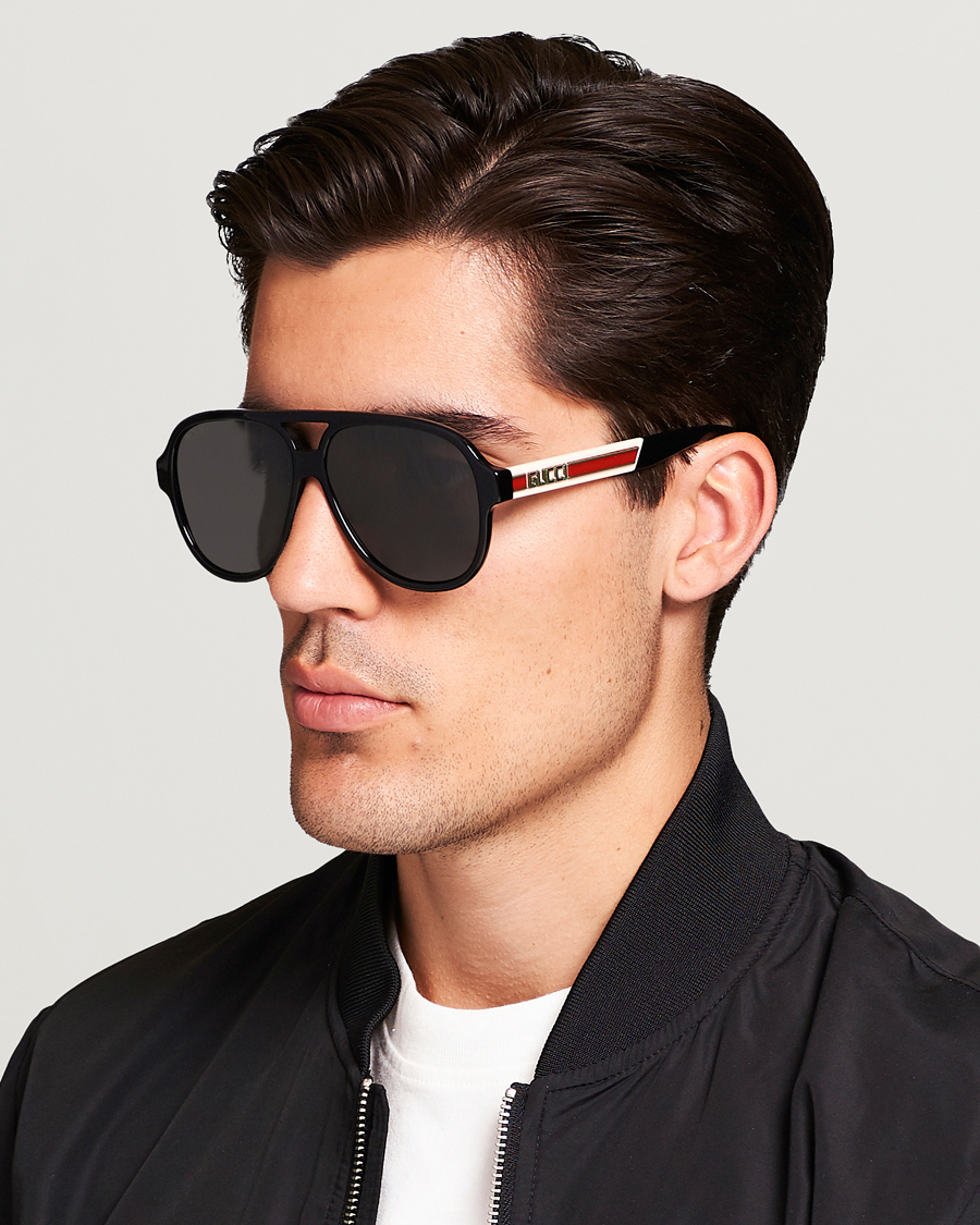 Mies |  | Gucci | GG0463S Sunglasses Black/White/Grey