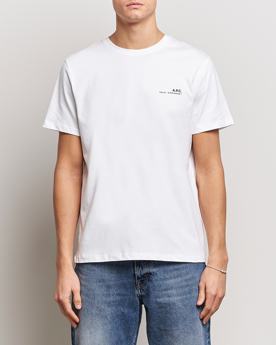 Mies | Contemporary Creators | A.P.C. | Item T-Shirt White