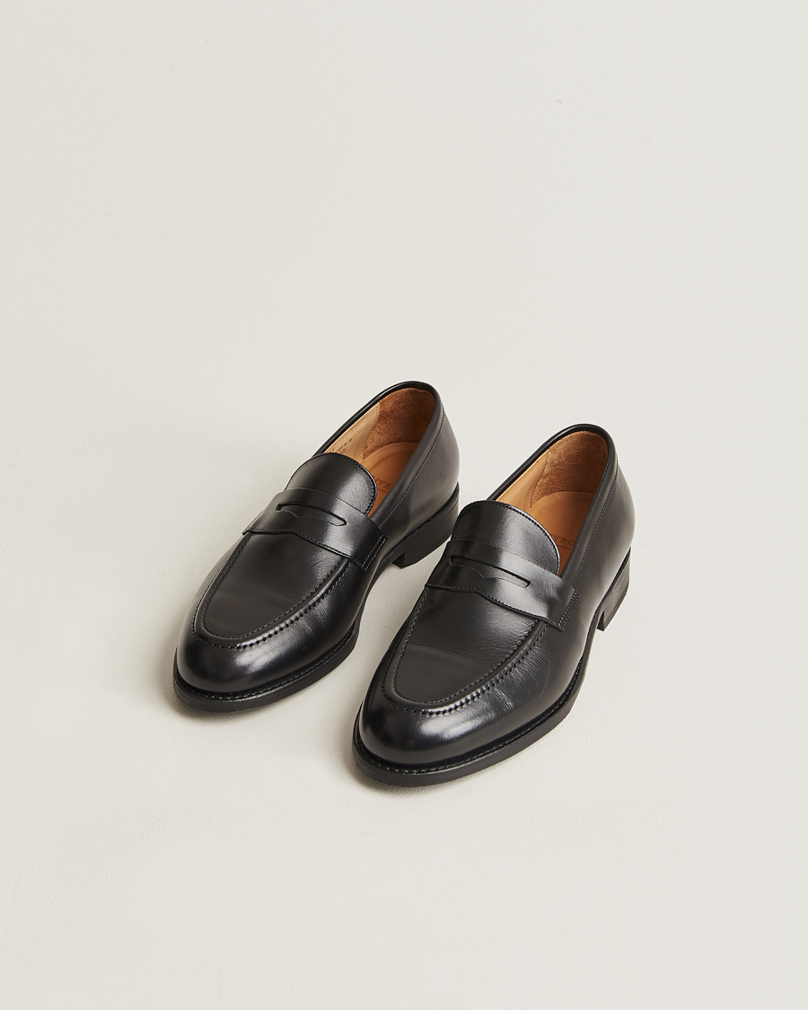 Mies | Käsintehdyt kengät | Myrqvist | Stenhammar Loafer Black Calf