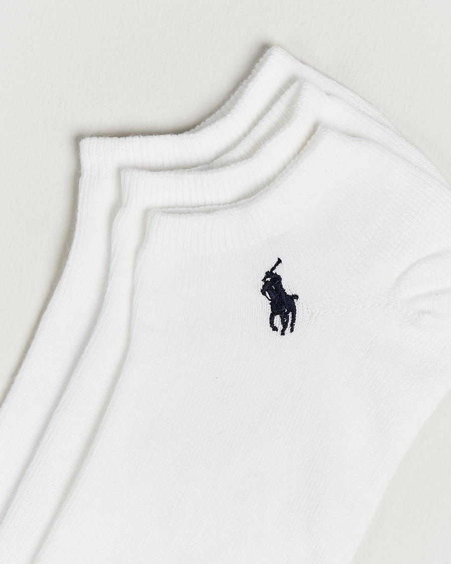 Mies | Preppy Authentic | Polo Ralph Lauren | 3-Pack Ghost Sock White