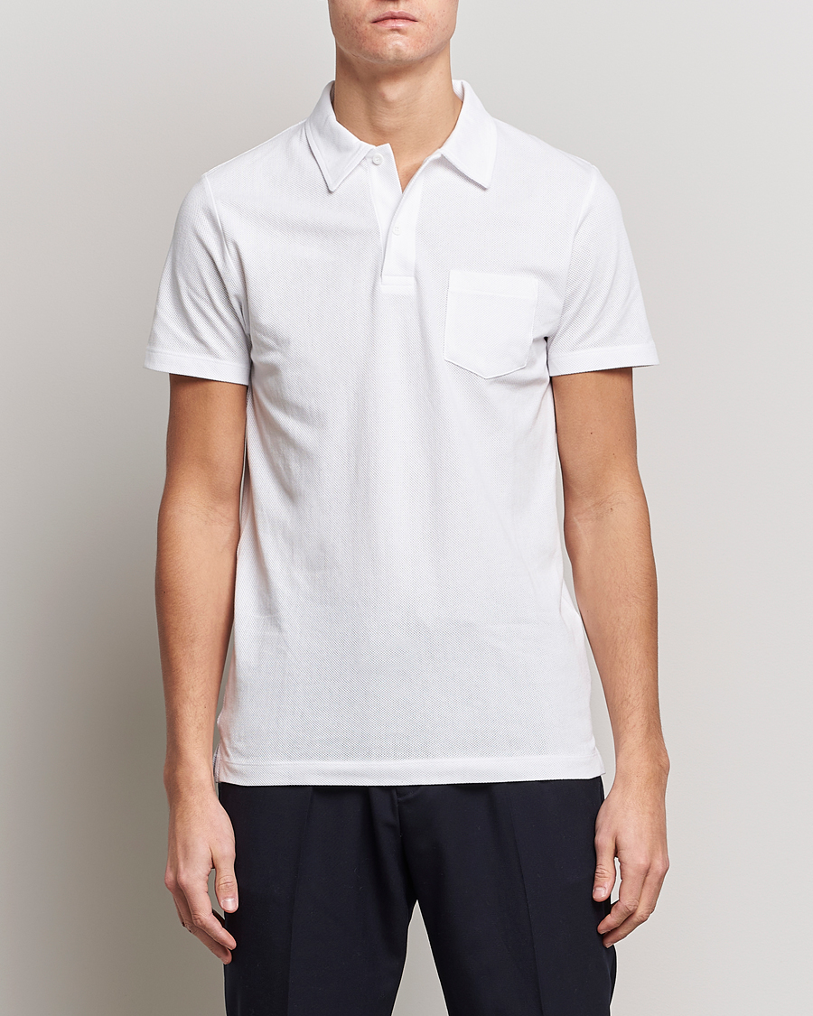 Mies | Vaatteet | Sunspel | Riviera Polo Shirt White