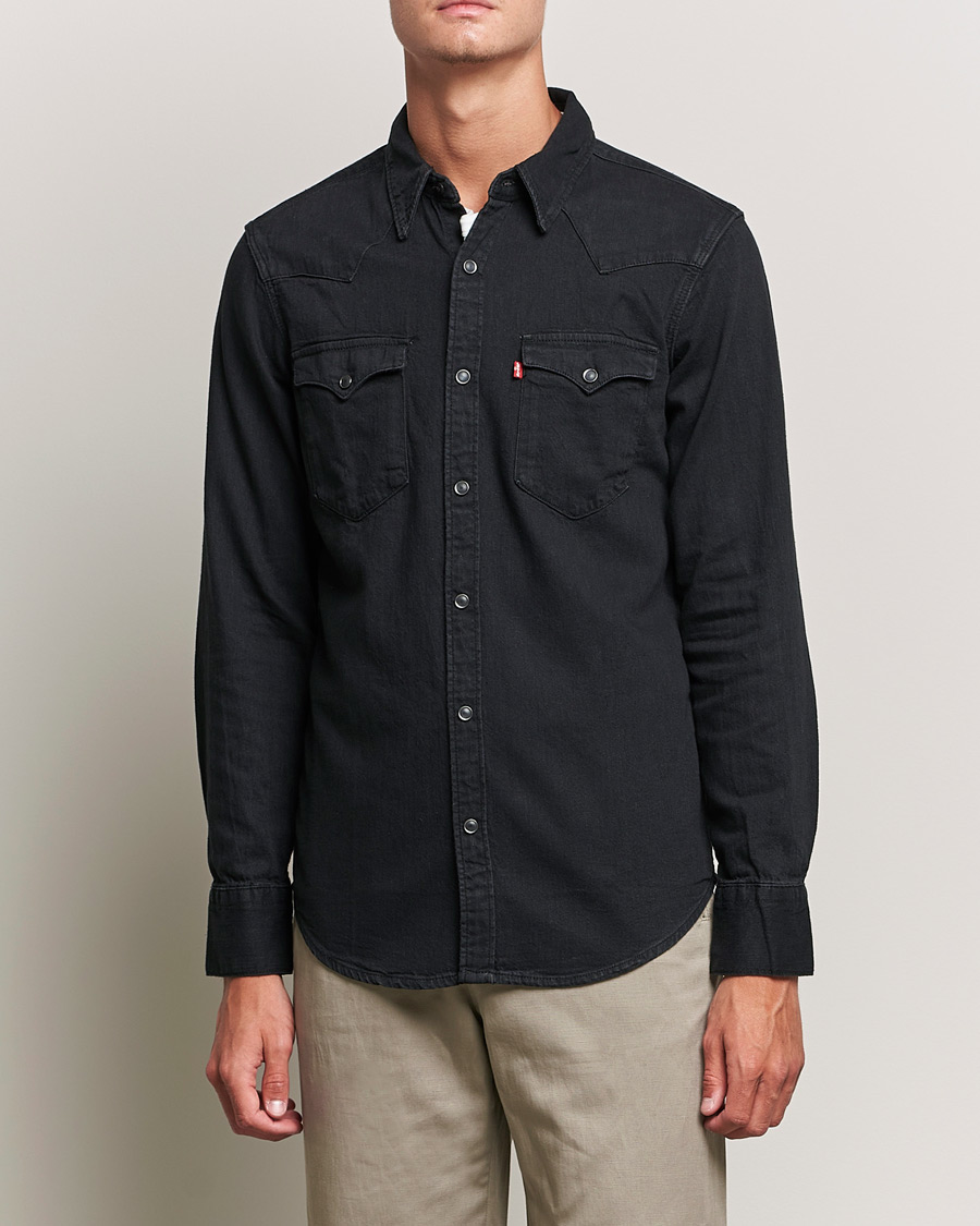 Mies | American Heritage | Levi\'s | Barstow Western Standard Shirt Marble Black