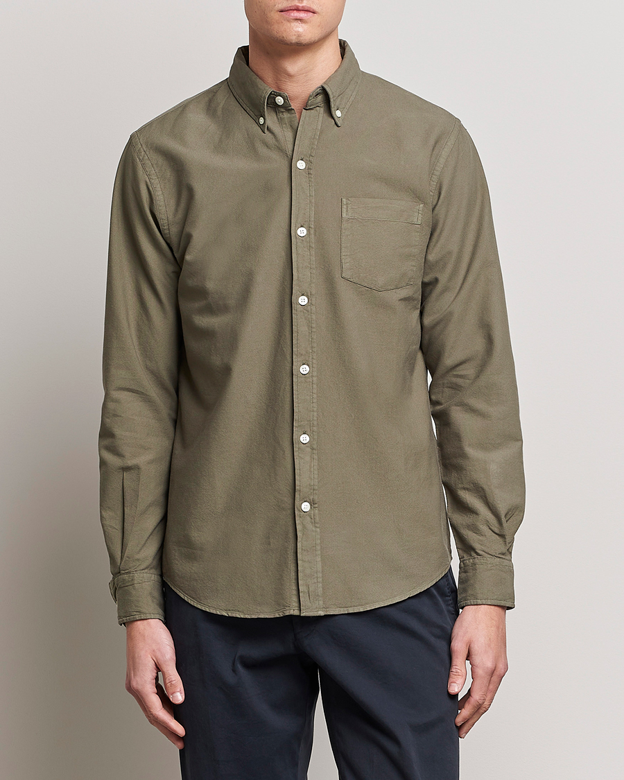 Mies | Osastot | Colorful Standard | Classic Organic Oxford Button Down Shirt Dusty Olive