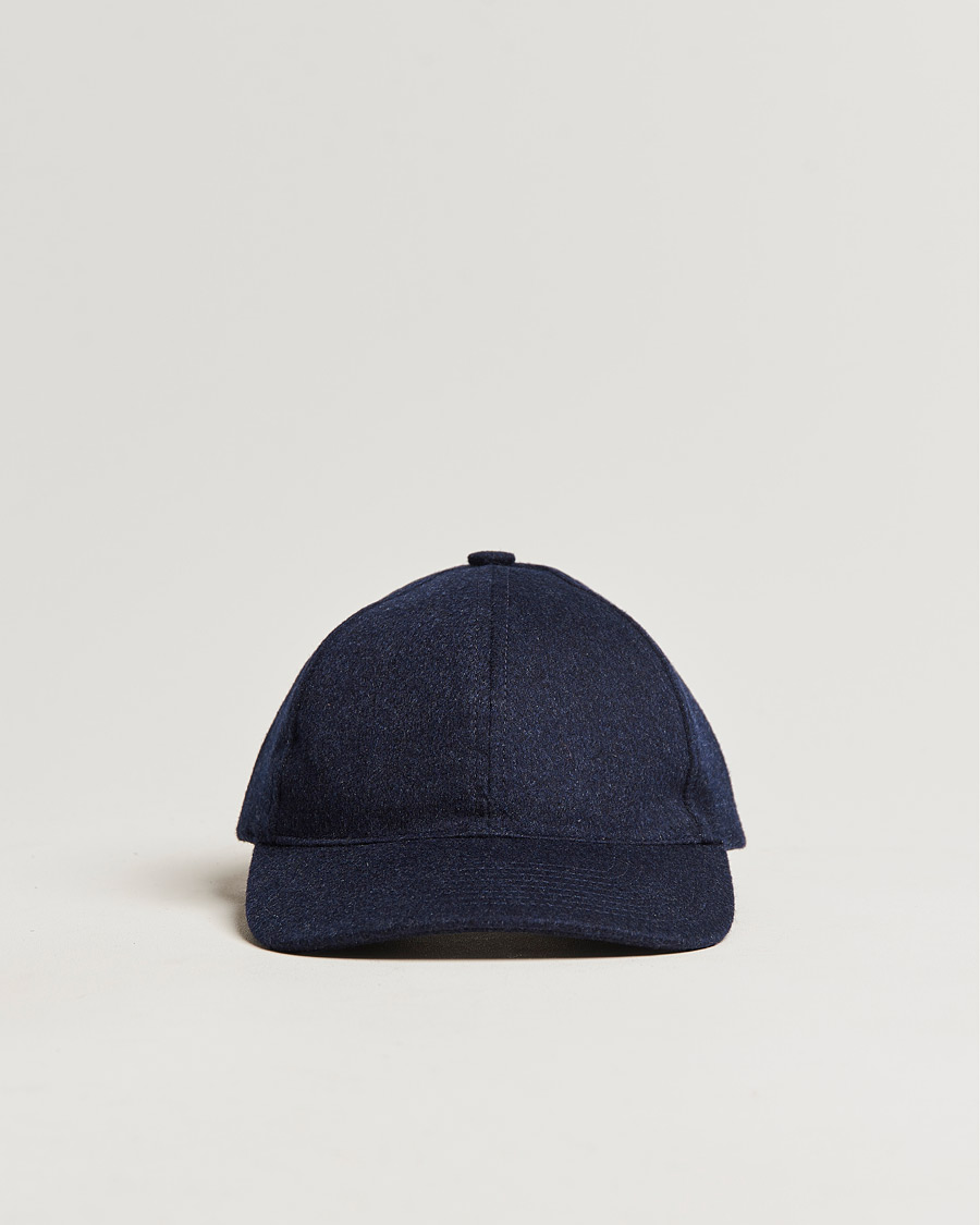 Mies | Päähineet | Varsity Headwear | Cashmere Soft Front Baseball Cap Royal Blue