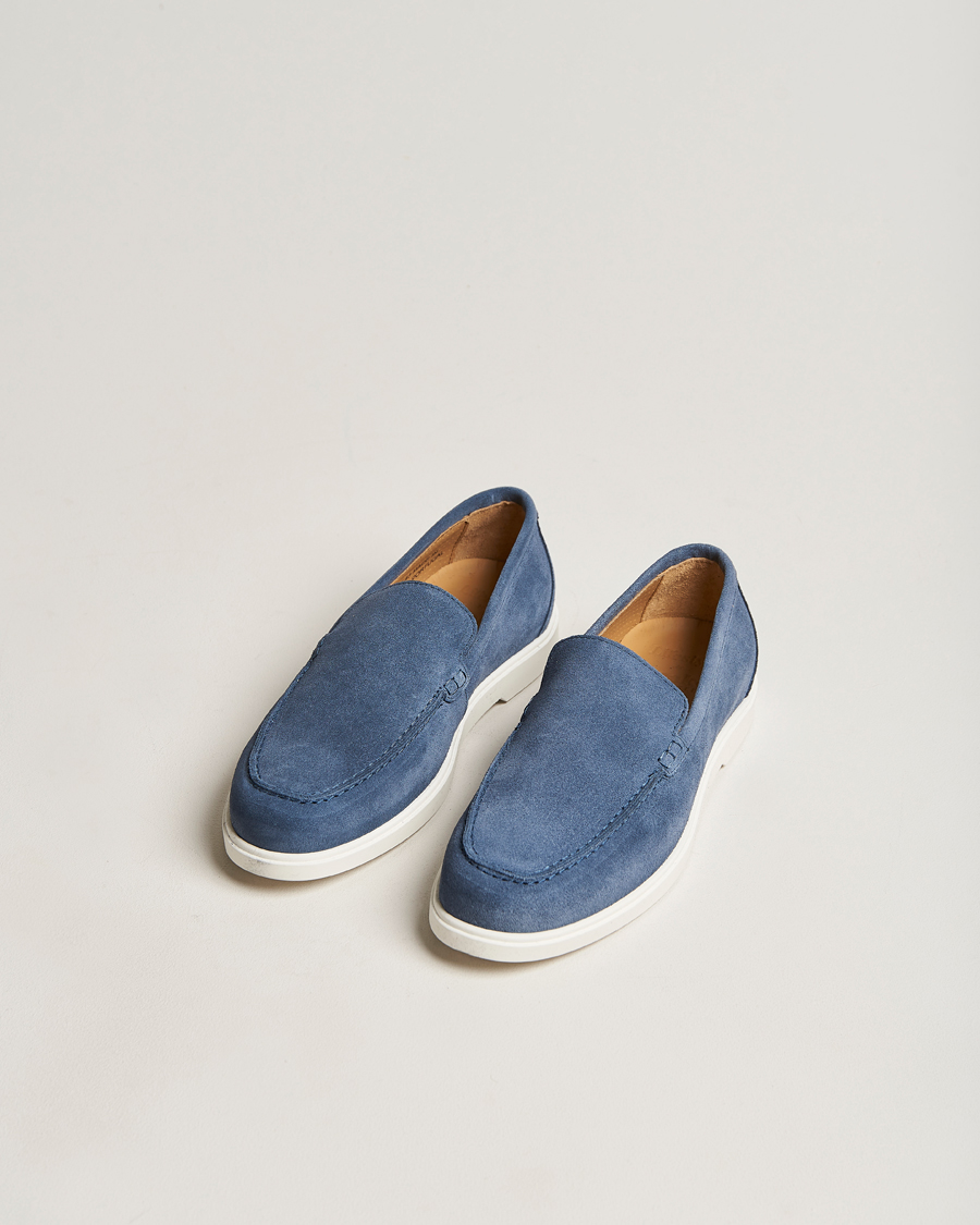 Mies | Best of British | Loake 1880 | Tuscany Suede Loafer Denim