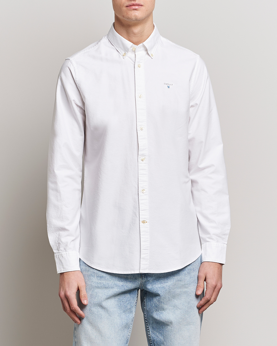 Mies | Best of British | Barbour Lifestyle | Tailored Fit Oxford 3 Shirt White