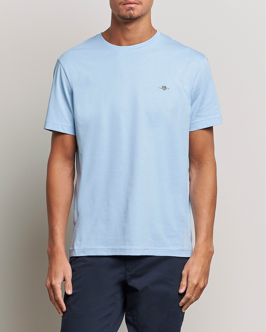 Mies | T-paidat | GANT | The Original Solid T-Shirt Capri Blue