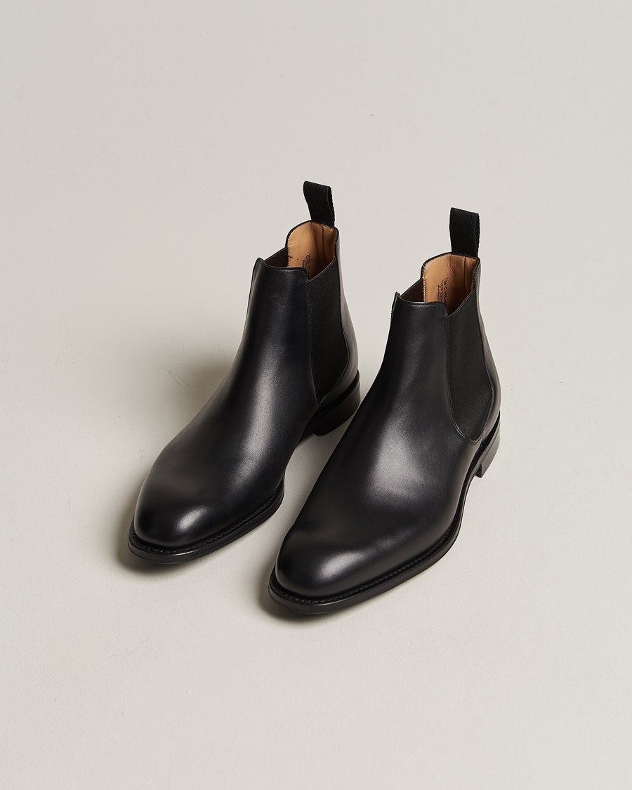 Mies | Käsintehdyt kengät | Church\'s | Amberley Chelsea Boots Black Calf