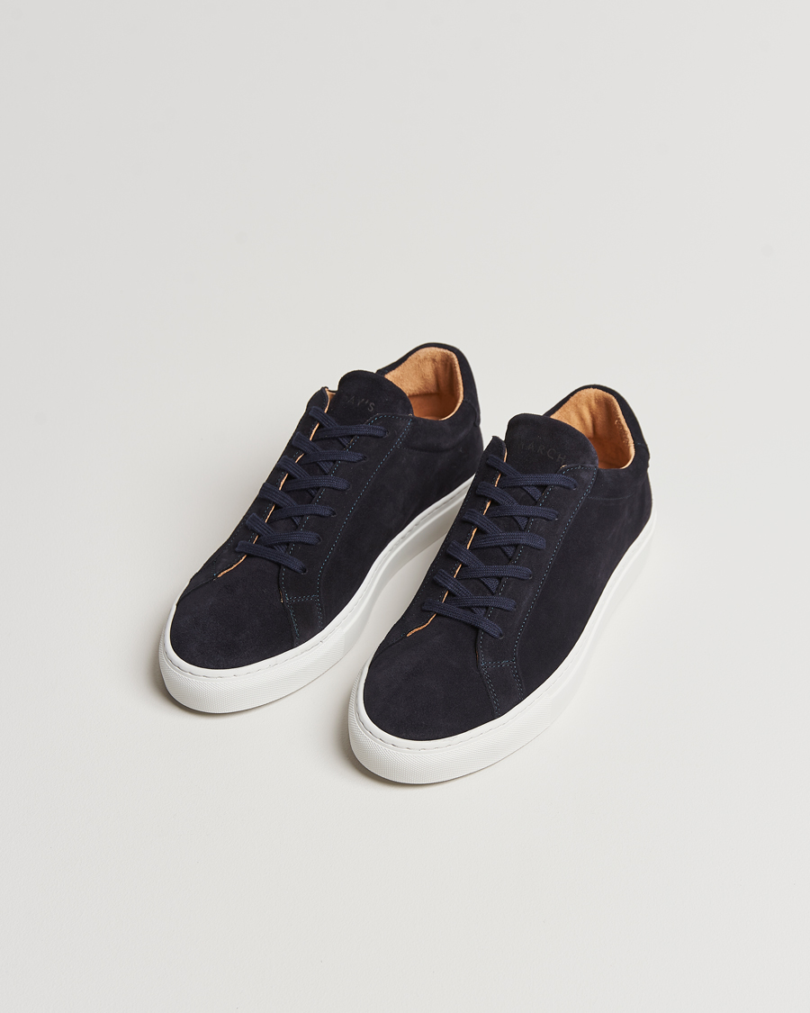 Mies | Mokkakengät | A Day\'s March | Suede Marching Sneaker Navy