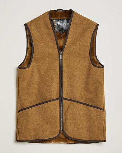  |  Warm Pile Waistcoat Zip-In Liner Brown