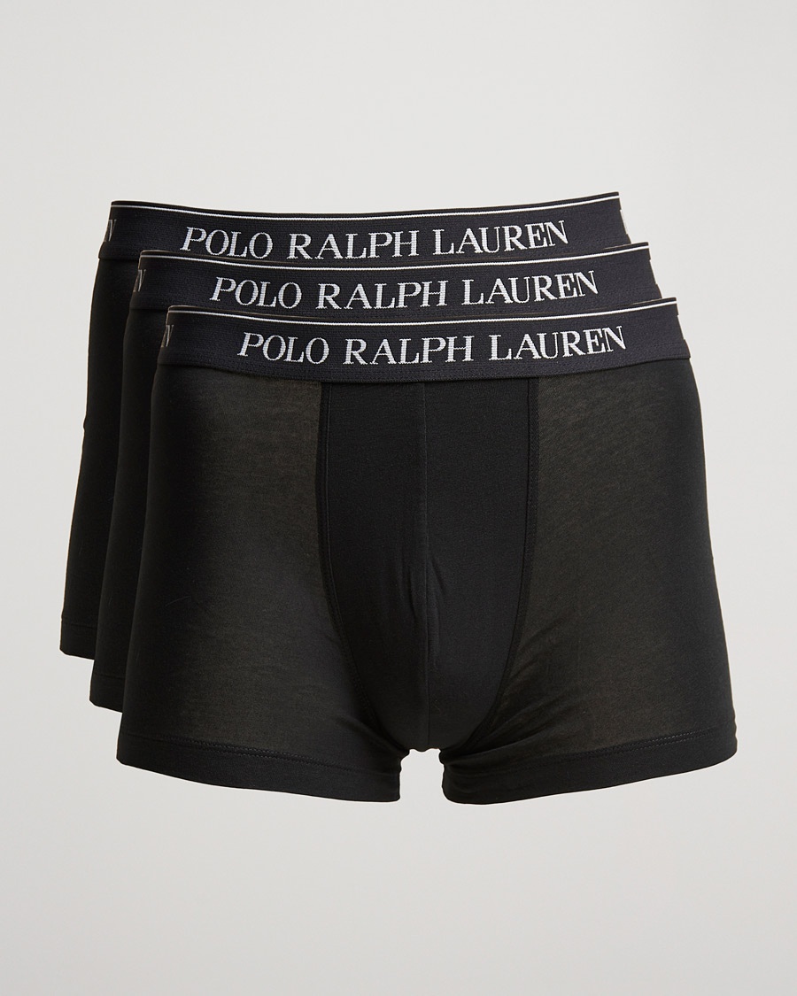 Polo Ralph Lauren 3-Pack Trunk Black – Musta