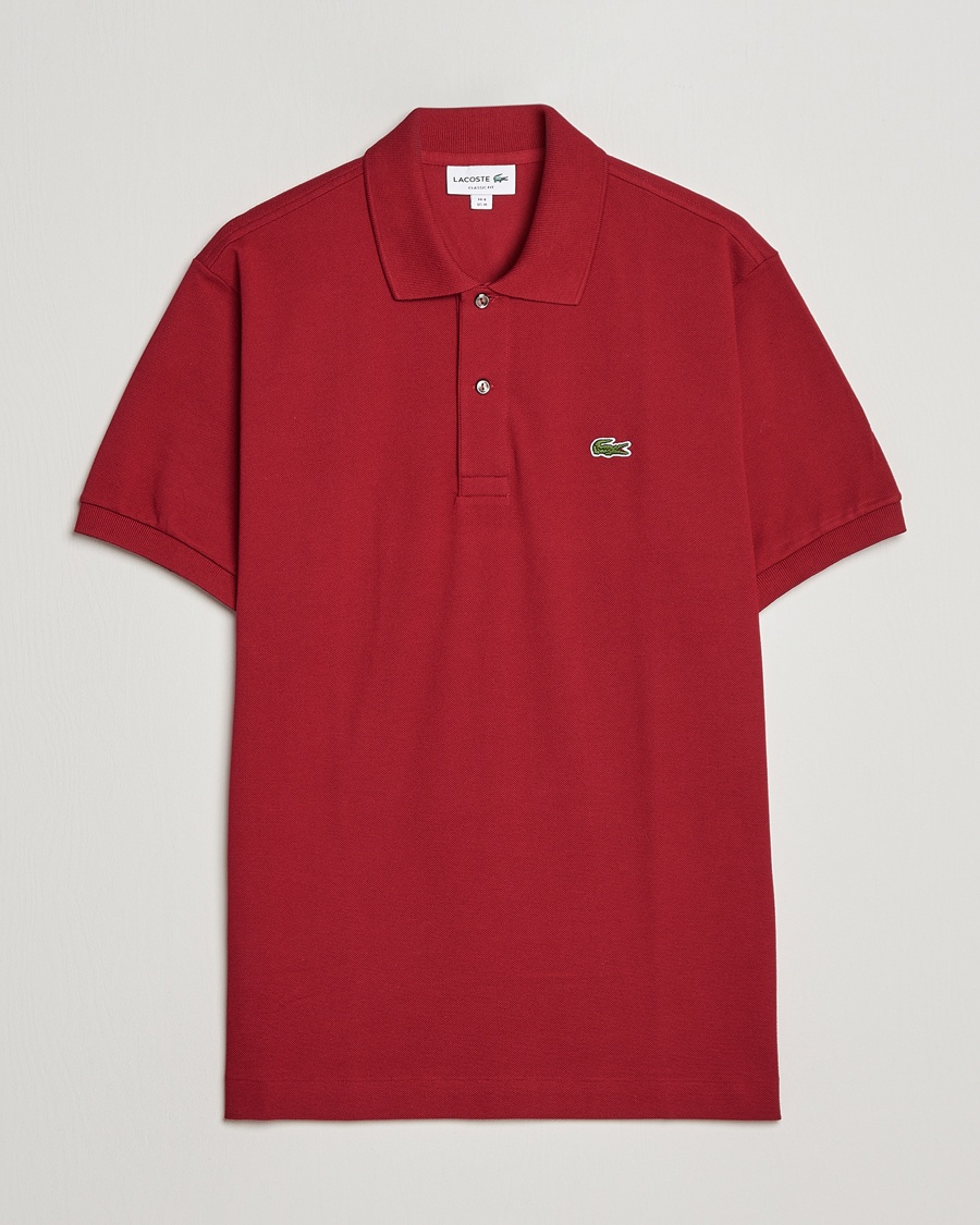 Lacoste Original Polo Piké Bordeaux – Punainen