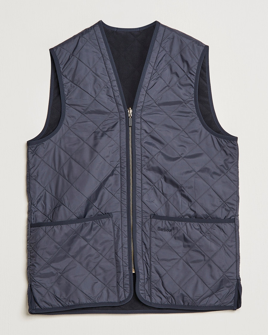 Barbour Lifestyle Quilt Waistcoat/Zip-In Liner Navy – Sininen
