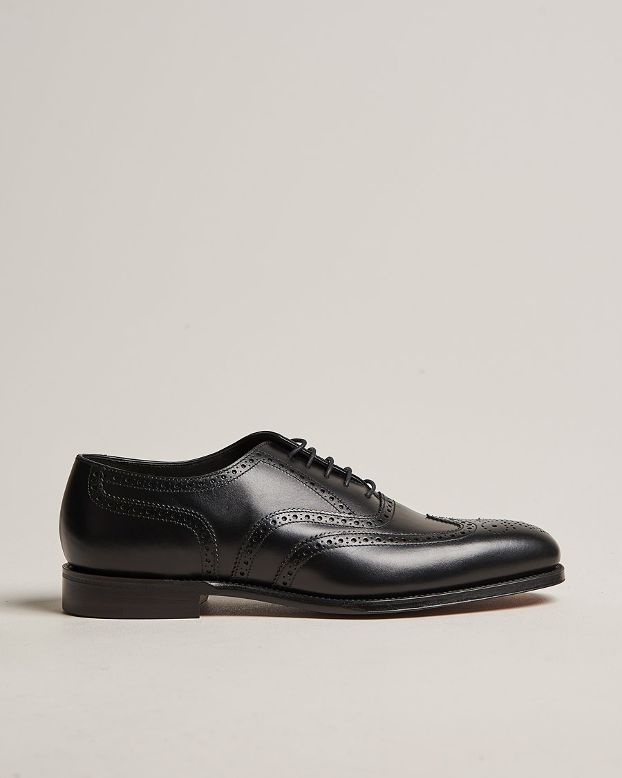 Loake 1880 Buckingham Brogue Black Calf – Musta