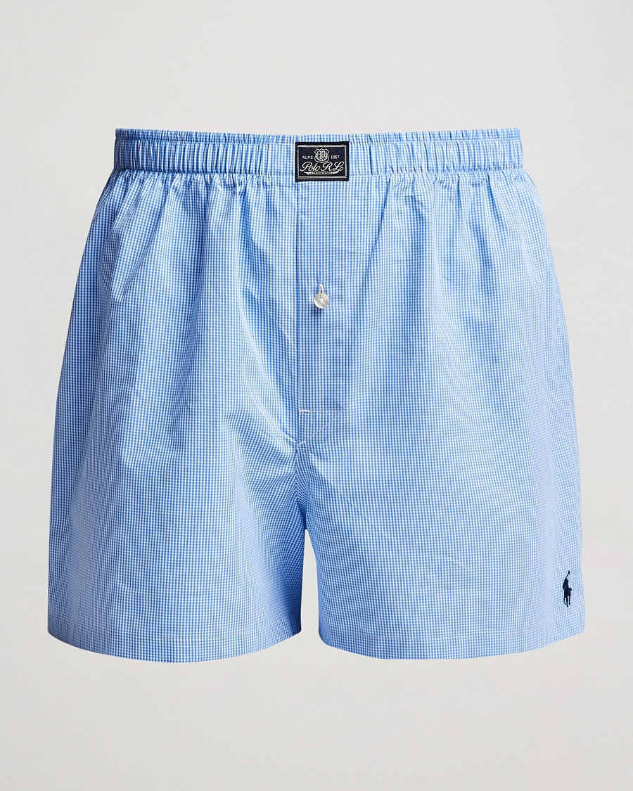 Polo Ralph Lauren Woven Boxer Blue Gingham Blue – Sininen