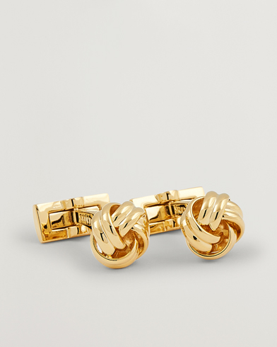 Mies | Kalvosinnapit | Skultuna | Cuff Links Black Tie Collection Knot Gold