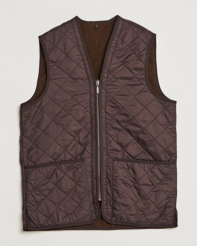  |  Quilt Waistcoat/Zip-In Liner Brown