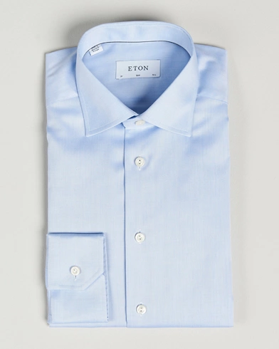 Mies | Festive | Eton | Slim Fit Shirt Blue