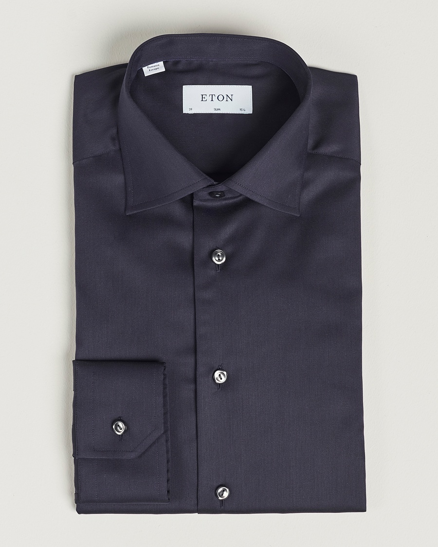 Eton Slim Fit Shirt Navy – Sininen