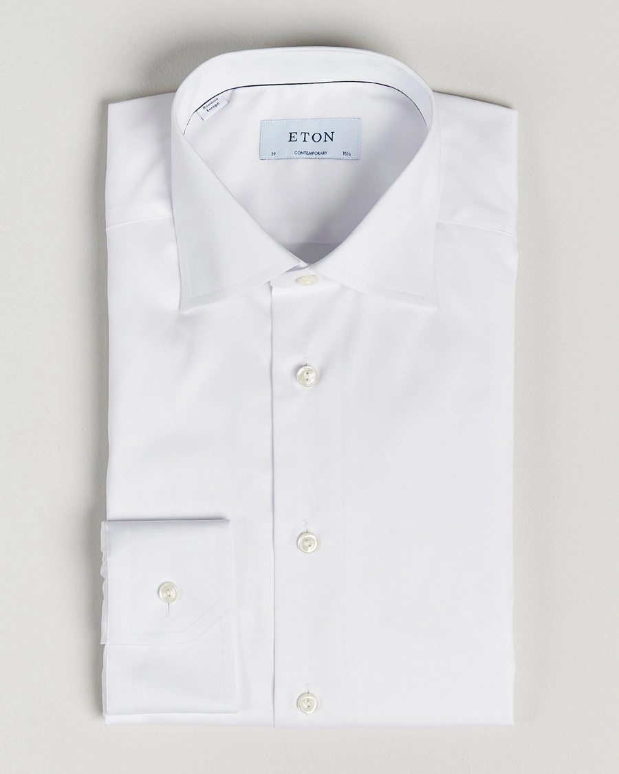 Eton Contemporary Fit Shirt White – Valkoinen