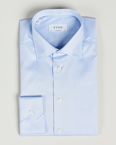 Mies | Festive | Eton | Contemporary Fit Shirt Blue