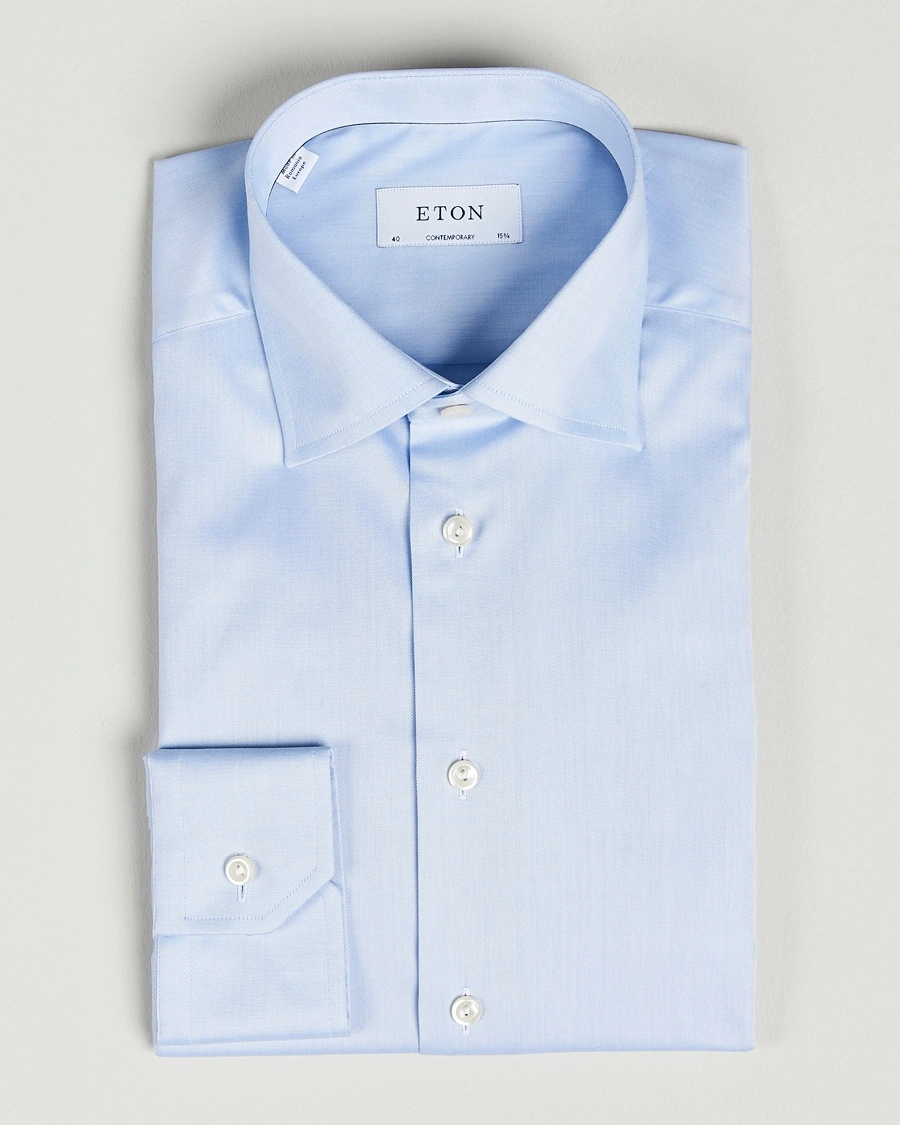 Eton Contemporary Fit Shirt Blue – Sininen