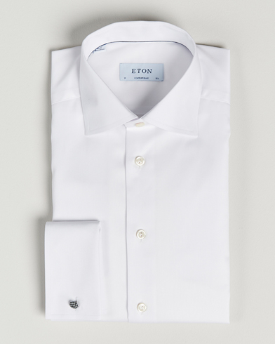 Mies | Tyylikkäänä uudenvuoden juhliin | Eton | Contemporary Fit Shirt Double Cuff White