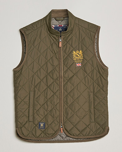 Mies |  | Morris | Trenton Quilted Vest Olive