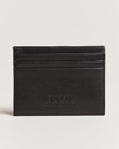 Mies |  | Polo Ralph Lauren | Pebble Leather Slim Card Case Black