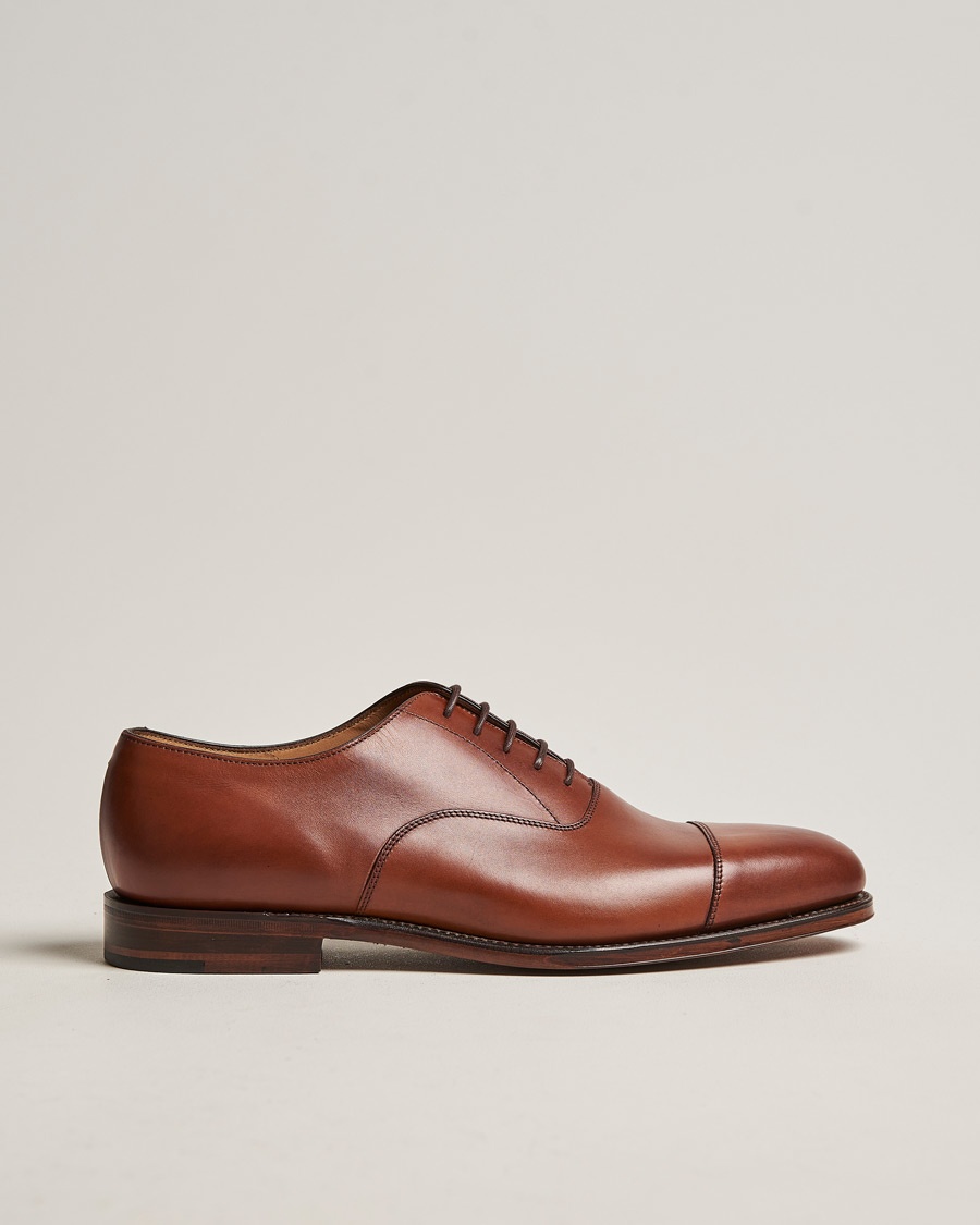 Loake 1880 Aldwych Oxford Mahogany Burnished Calf – Ruskea