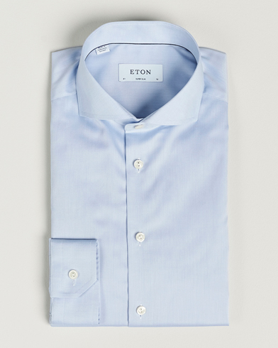 Mies | Bisnespaidat | Eton | Super Slim Fit Shirt Blue