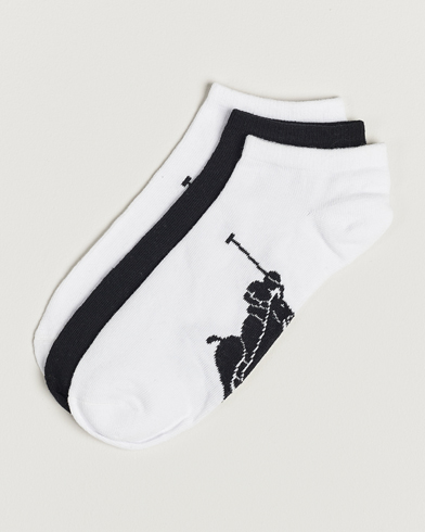 Mies |  | Polo Ralph Lauren | 3-Pack Sneaker Socks White/Black/White
