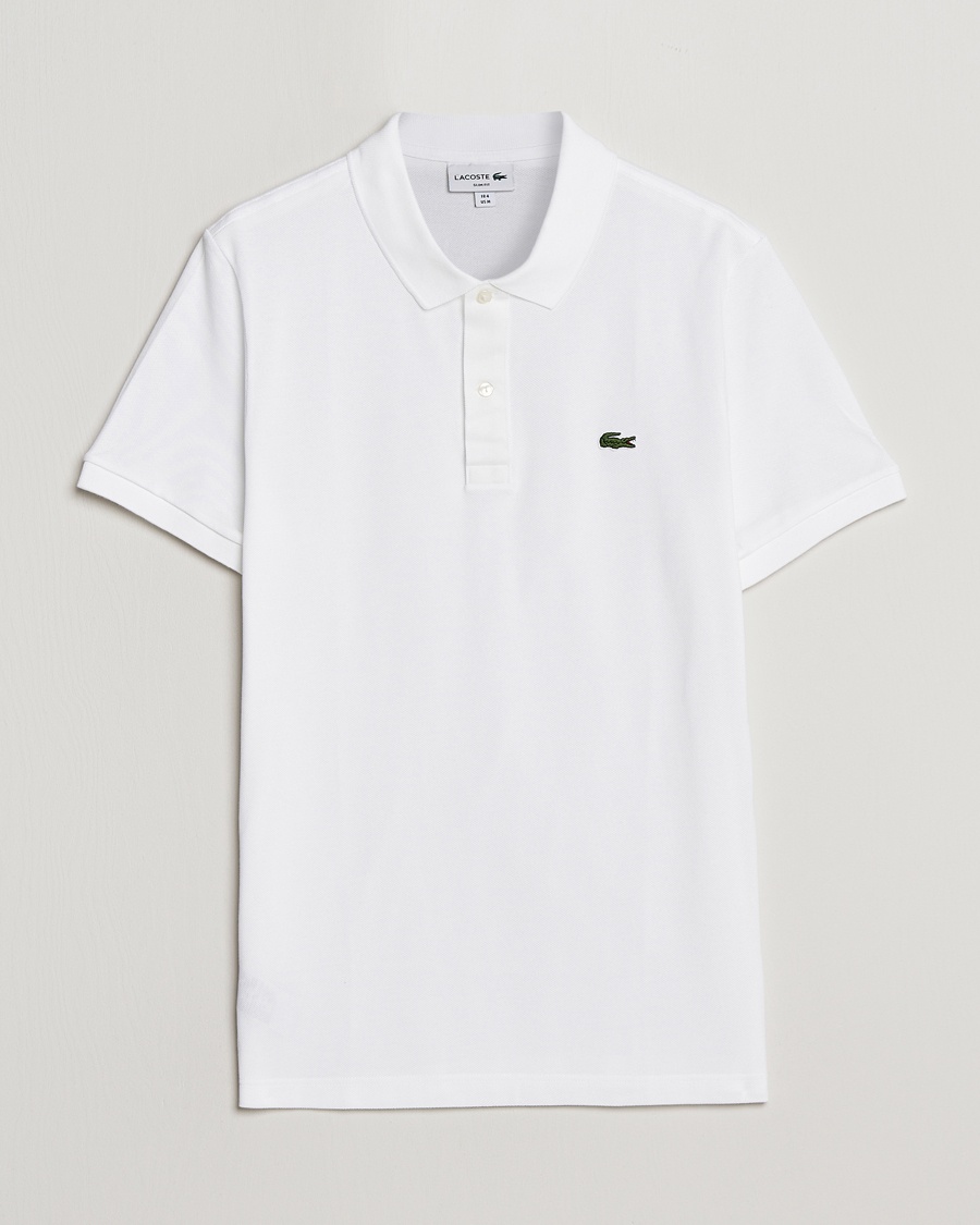 Lacoste Slim Fit Polo Piké White – Valkoinen