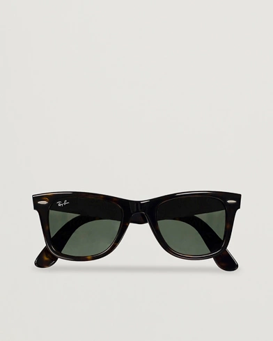 Mies |  | Ray-Ban | Original Wayfarer Sunglasses Tortoise/Crystal Green