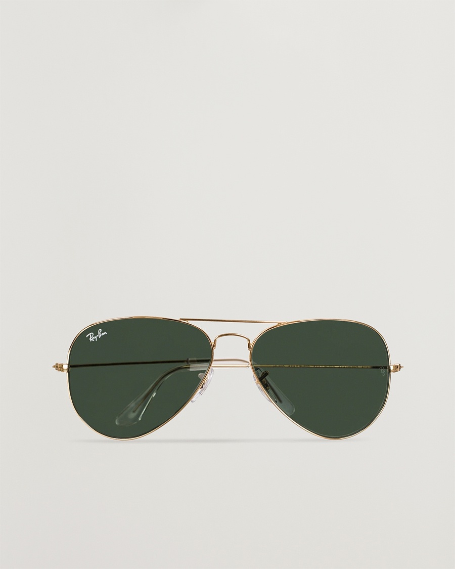 Ray-Ban 0RB3025 Aviator Large Metal Sunglasses Arista/Grey Green – Kulta