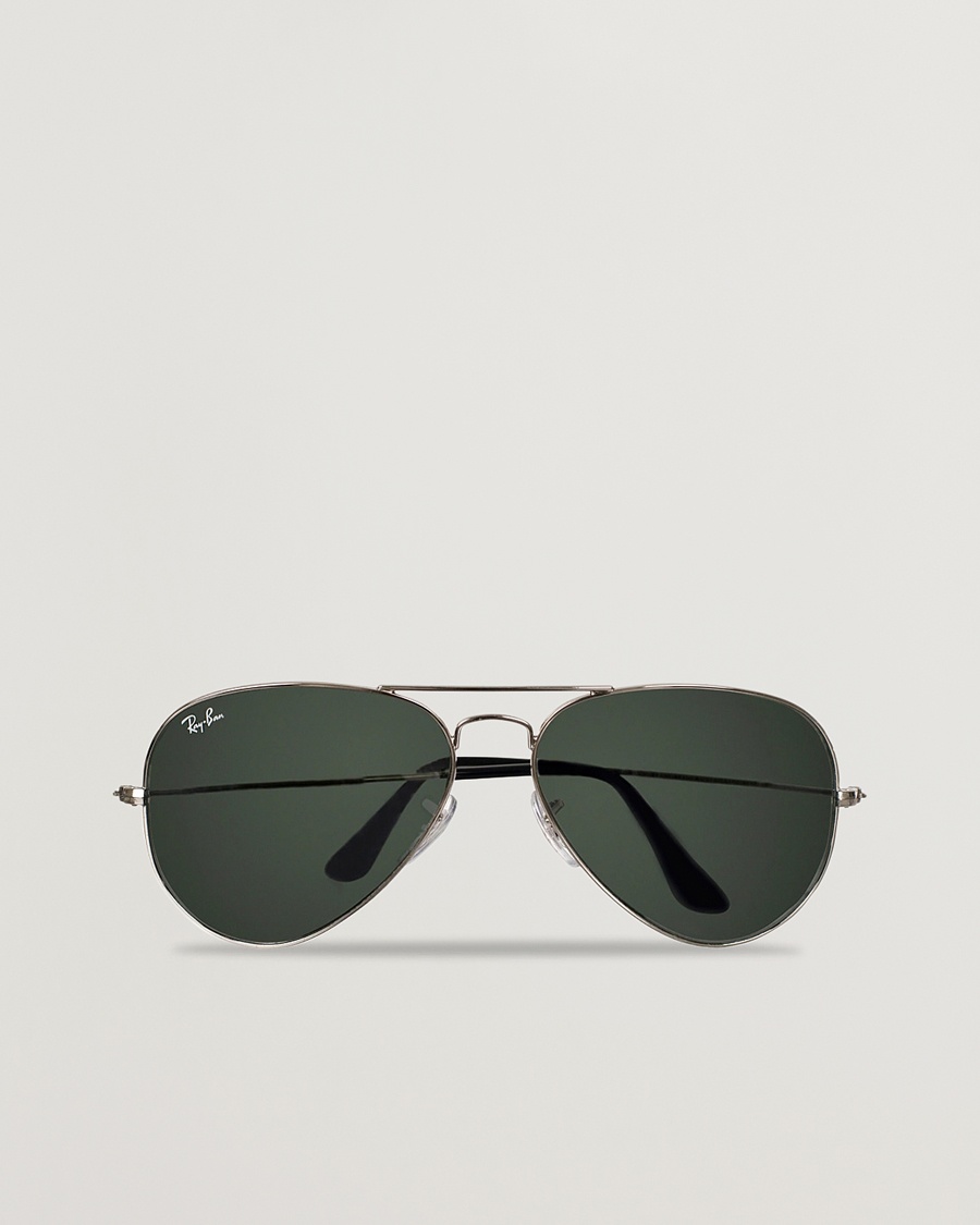 Ray-Ban 0RB3025 Aviator Large Metal Sunglasses Silver/Grey Mirror – Hopea