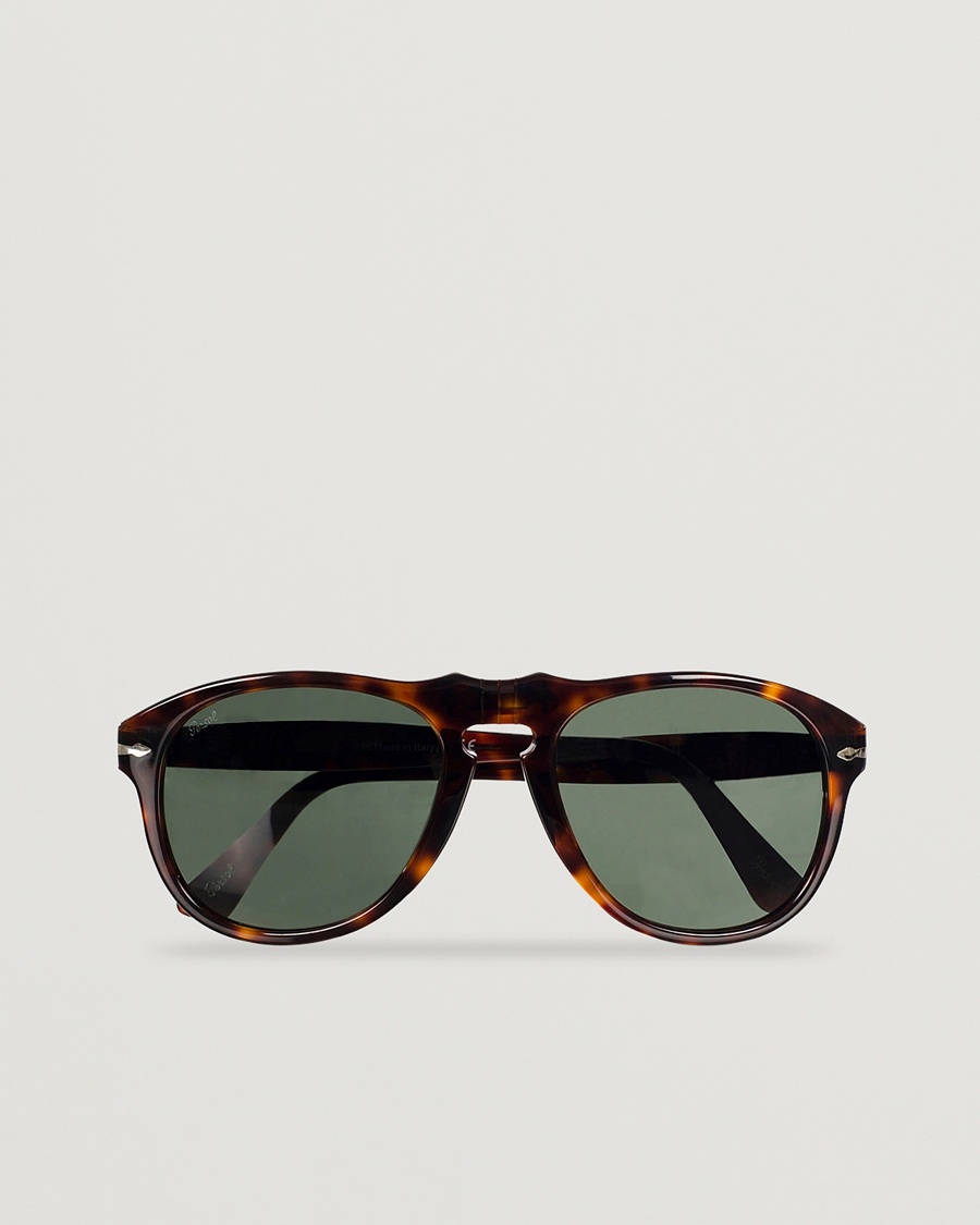 Persol 0PO0649 Sunglasses Havana/Crystal Green – Ruskea