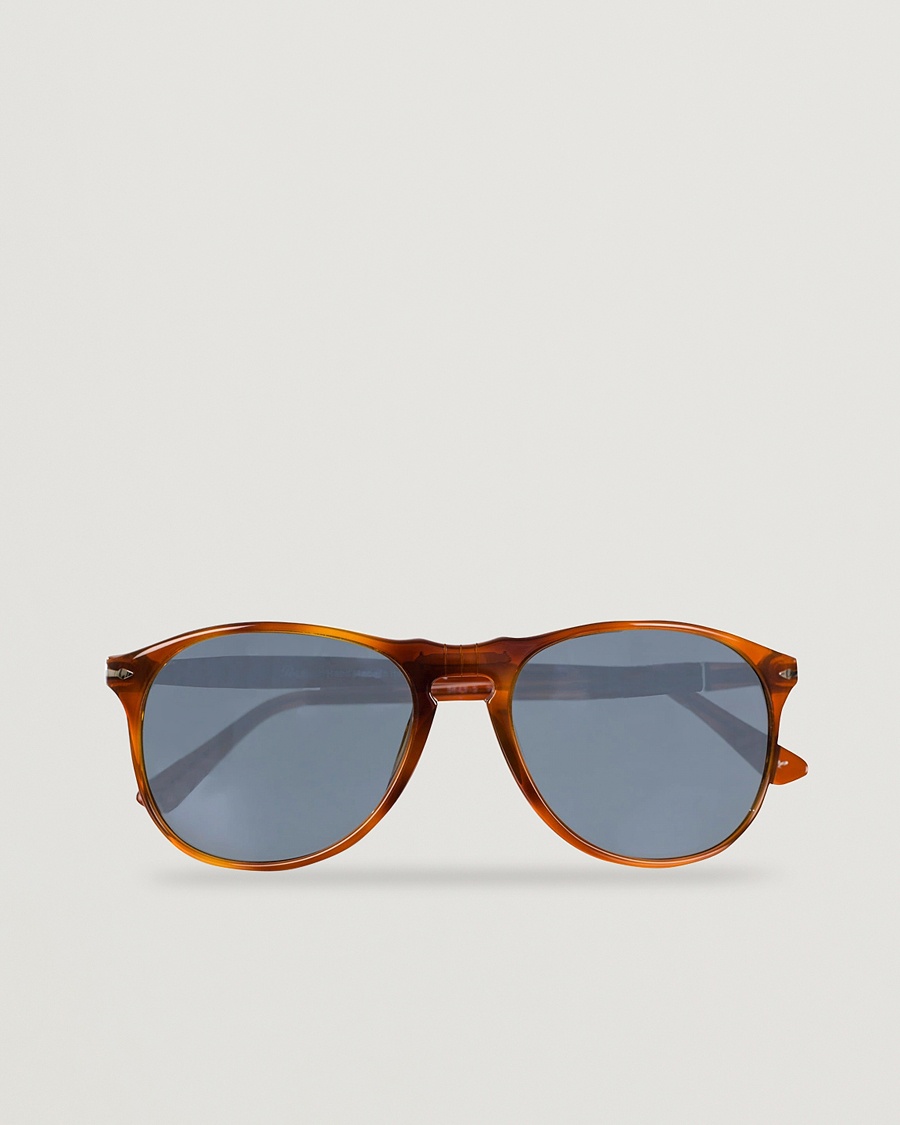 Persol 0PO9649S Sunglasses Terra Di Siena/Blue – Ruskea