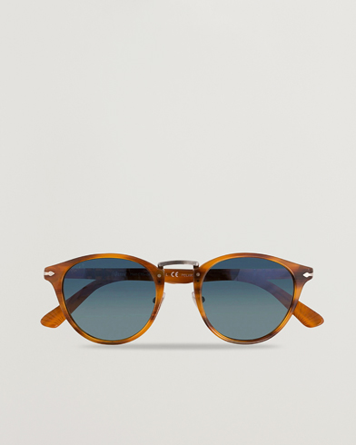 Mies |  | Persol | 0PO3108S Polarized Sunglasses Striped Brown/Gradient Blue