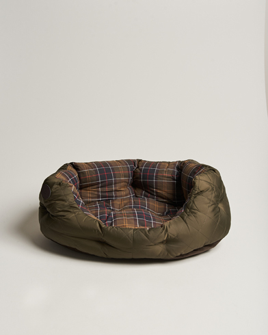 Mies |  | Barbour Heritage | Quilted Dog Bed 24'  Olive