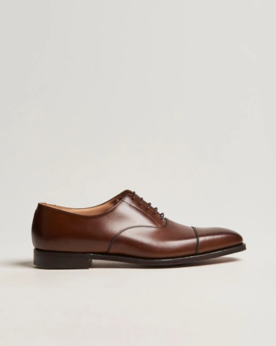 Mies | Käsintehdyt kengät | Crockett & Jones | Hallam Oxford Dark Brown Calf