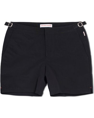  Bulldog Medium Length Swim Shorts Black