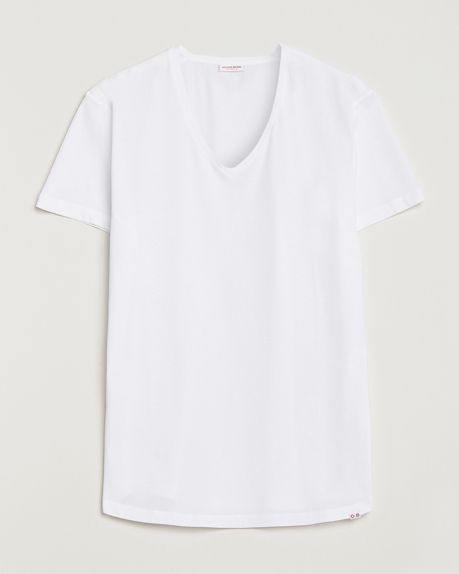Orlebar Brown OB V-Neck Tee White – Valkoinen