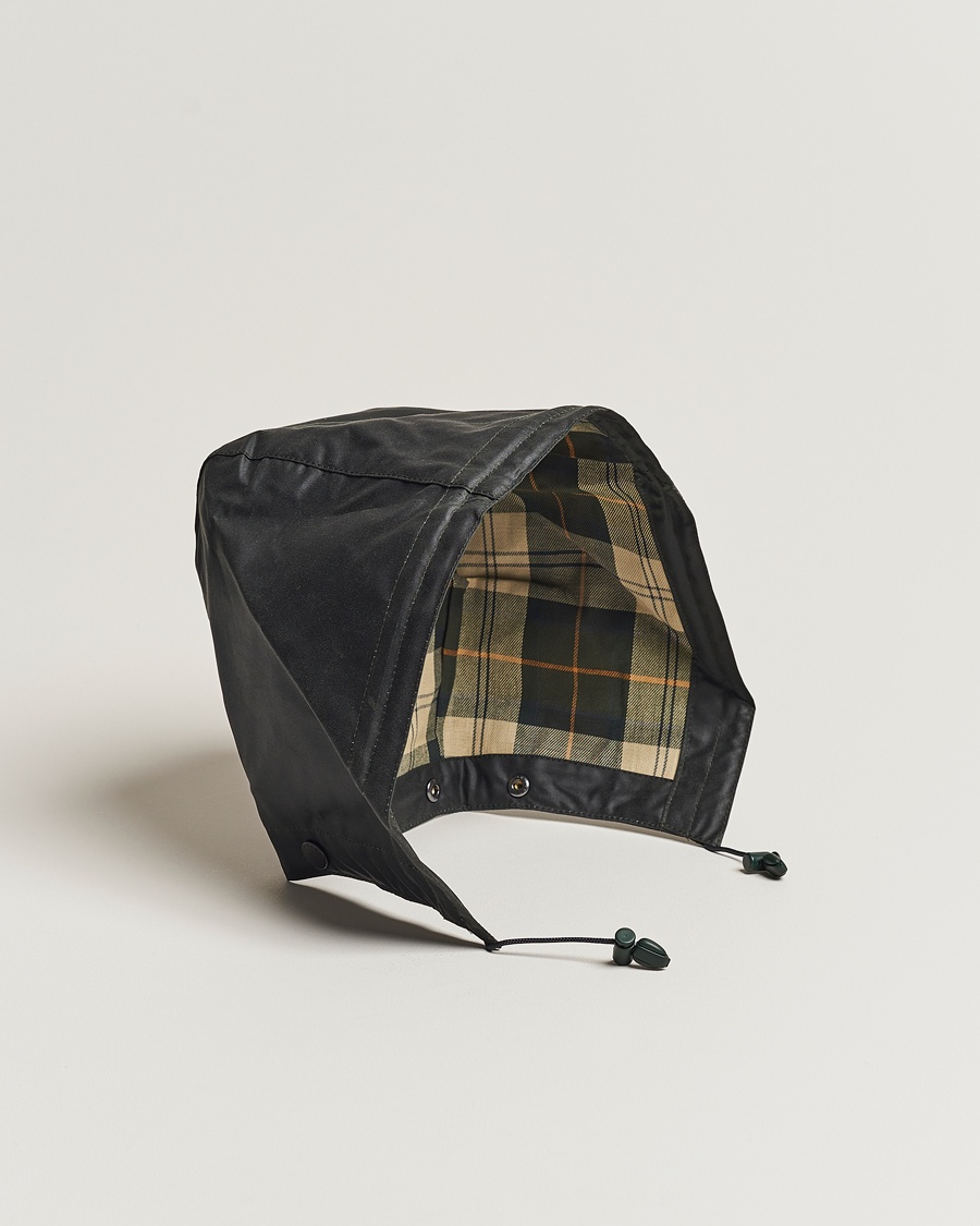 Barbour Lifestyle Waxed Cotton Hood Sage – Vihreä