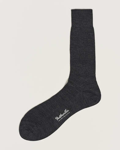 Mies | Best of British | Pantherella | Naish Merino/Nylon Sock Charcoal