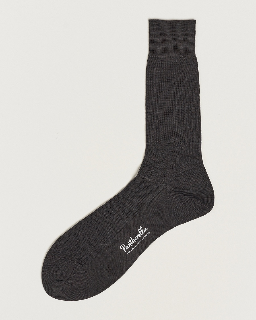 Pantherella Naish Merino/Nylon Sock Chocolate – Ruskea