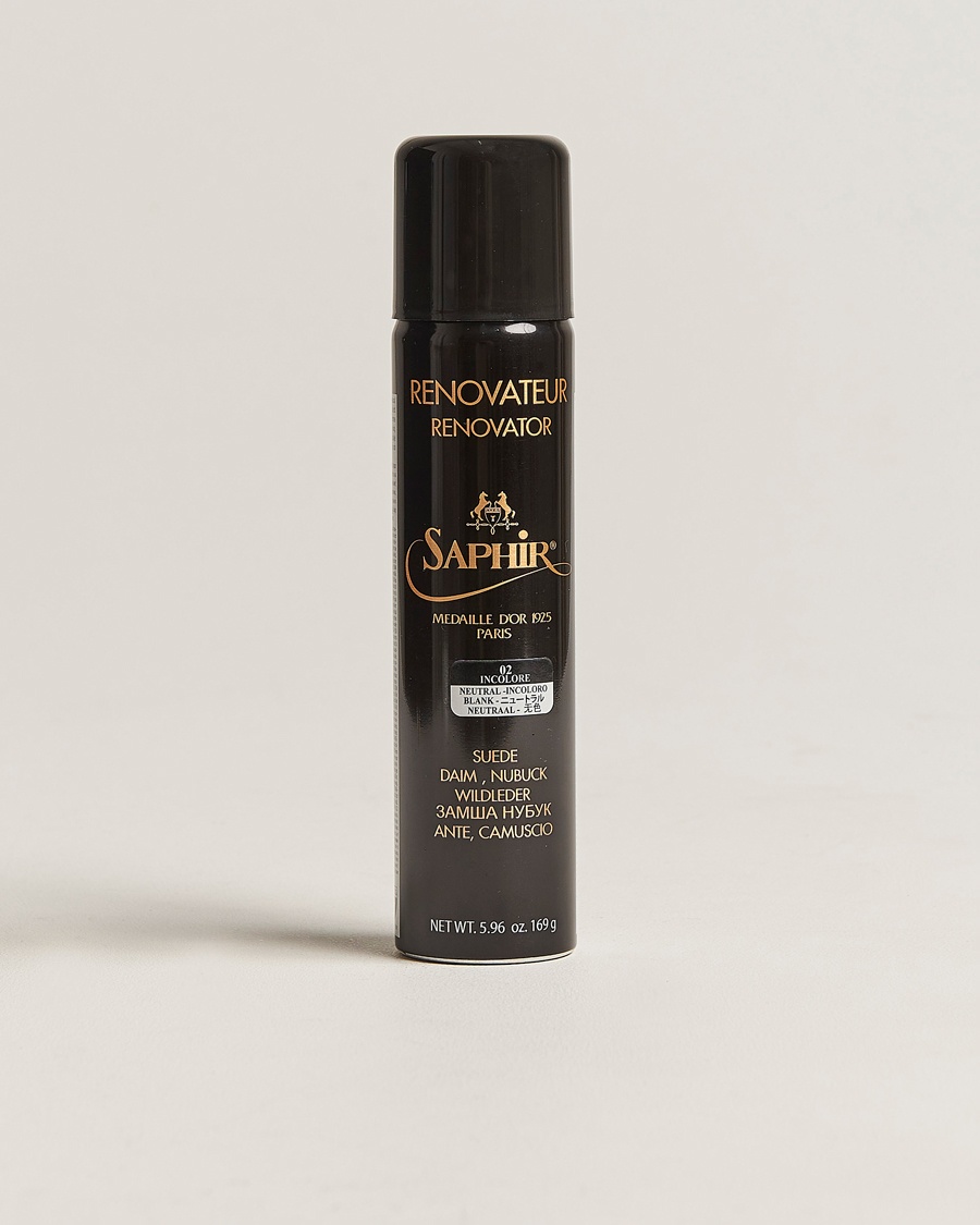 Saphir Medaille d'Or Renovateur Suede 250 ml Spray Neutral – Läpinäkyvä