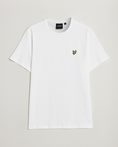Mies | Lyhythihaiset t-paidat | Lyle & Scott | Plain Crew Neck Cotton T-Shirt White