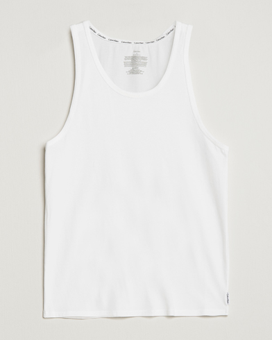 Mies | T-paidat | Calvin Klein | Cotton Tank Top 2-Pack White
