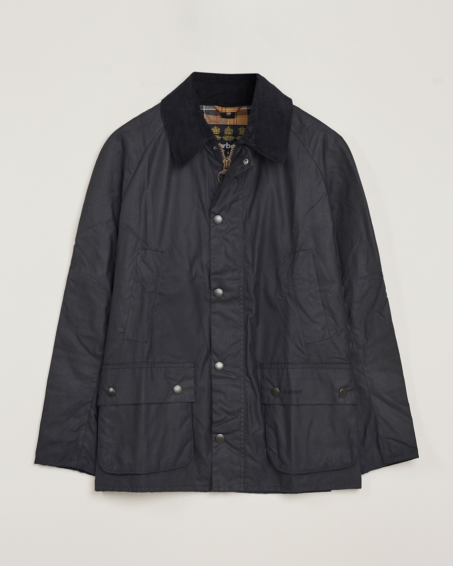Barbour Lifestyle Ashby Wax Jacket Navy – Sininen